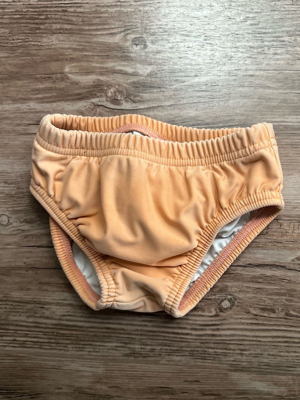 Primary Orange Elastic Waist Swim Diaper Cover 18-24M